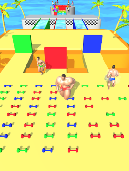 Baixar Muscle Race 3D Raça para Android captura de tela 5