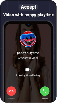 Baixar Poppy Playtime horror fake call video Personalização para Android captura de tela 4