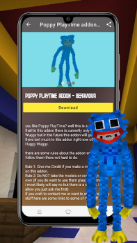 Baixar Poppy Play Time for MCPE Diversos para Android captura de tela 5