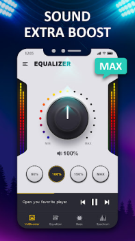 Baixar Aumento de graves -Equalizer Música e áudio para Android captura de tela 5