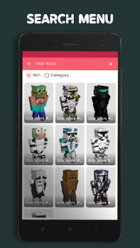 Baixar Skins for Minecraft PE Personalização para Android captura de tela 6
