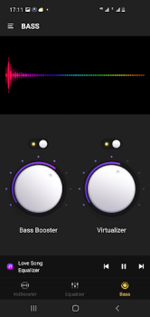 Baixar Equalizador: aumento de volume Música e áudio para Android captura de tela 3