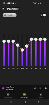 Baixar Equalizador: aumento de volume Música e áudio para Android captura de tela 4