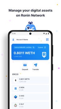 Baixar Ronin Wallet Emprego para Android captura de tela 3