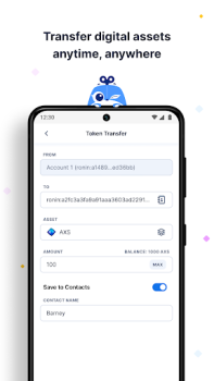Baixar Ronin Wallet Emprego para Android captura de tela 4