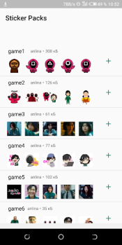 Baixar Jogo de lula WASticker Entretenimento para Android captura de tela 5
