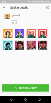 Baixar Jogo de lula WASticker Entretenimento para Android captura de tela 7