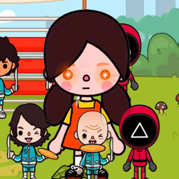 Logotipo squid toca boca life world tip